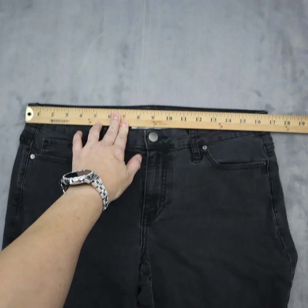 Calvin Klein Jeans Pants Mens 31 Black Mid Rise Flat Front Straight Leg Bottoms